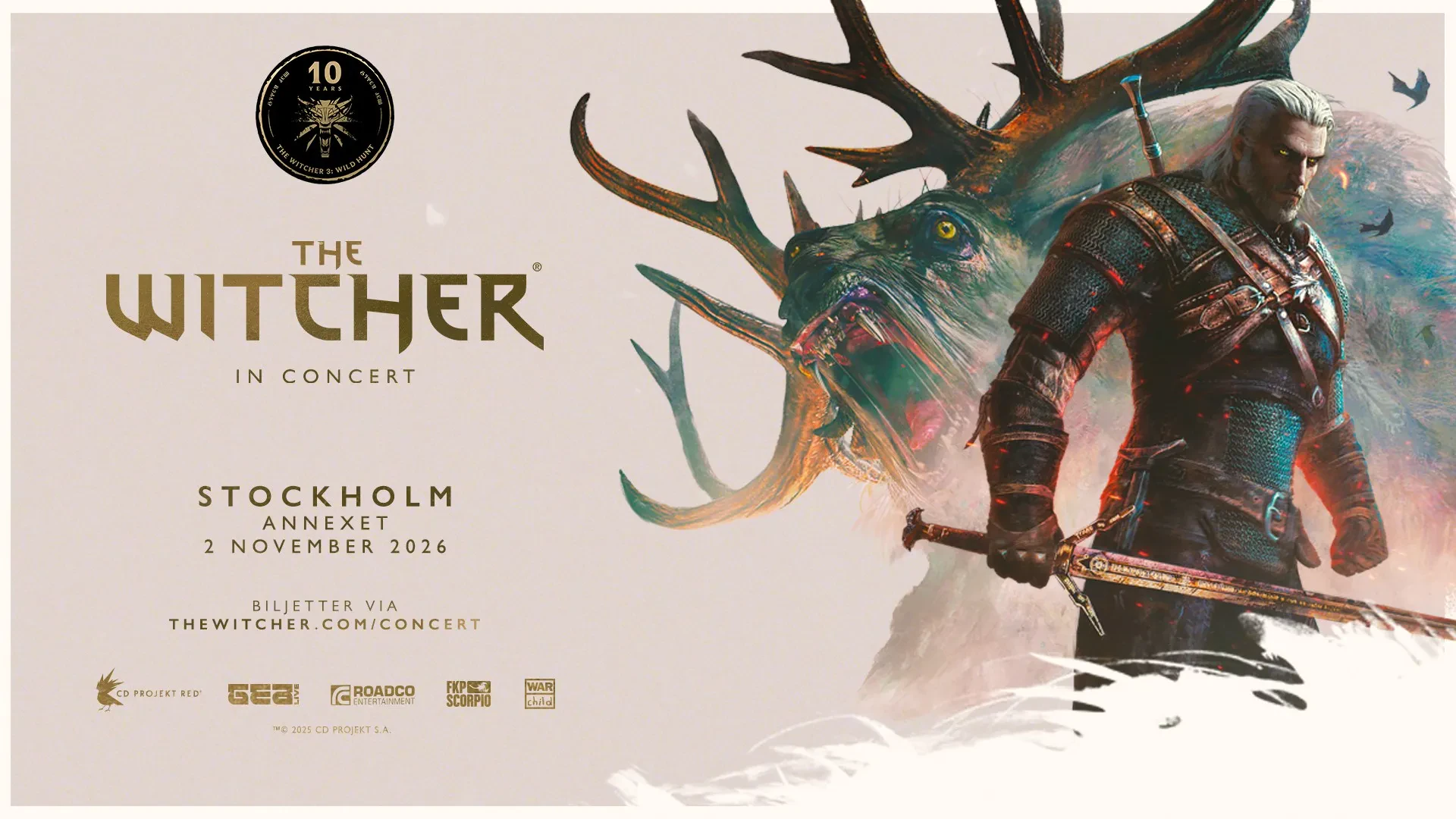 The Witcher in concert i Stockholm konsertbild