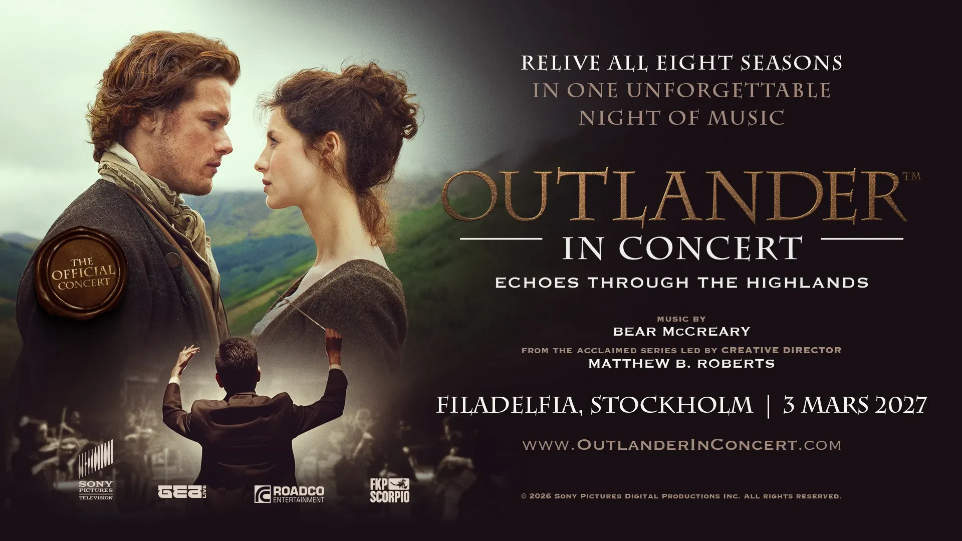 Showbild for Outlander in Concert Stockholm 2027