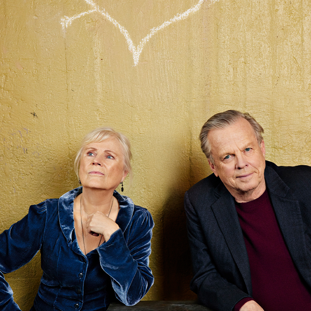 Medverkande i Karleksbrev Krister Henriksson och Ulla Skoog
